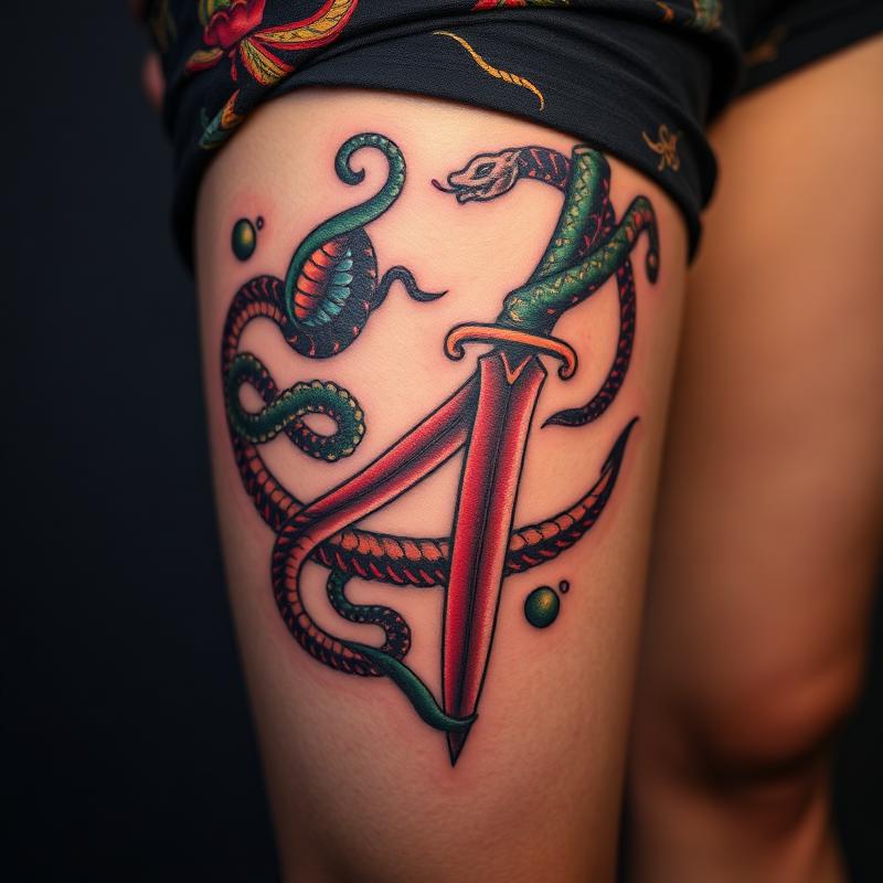 Neo-Traditional tattoo