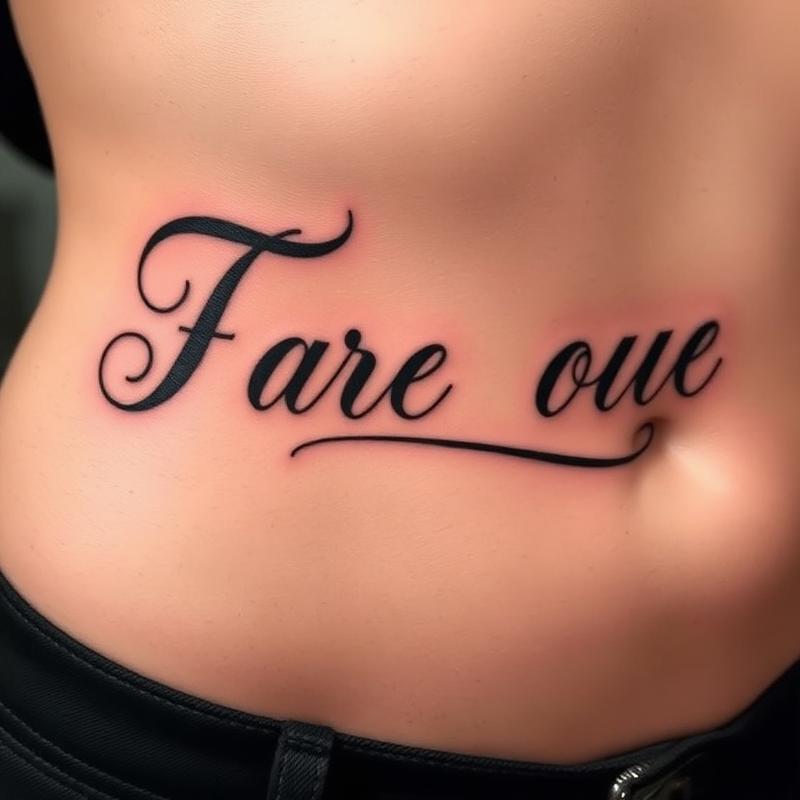 Script tattoo